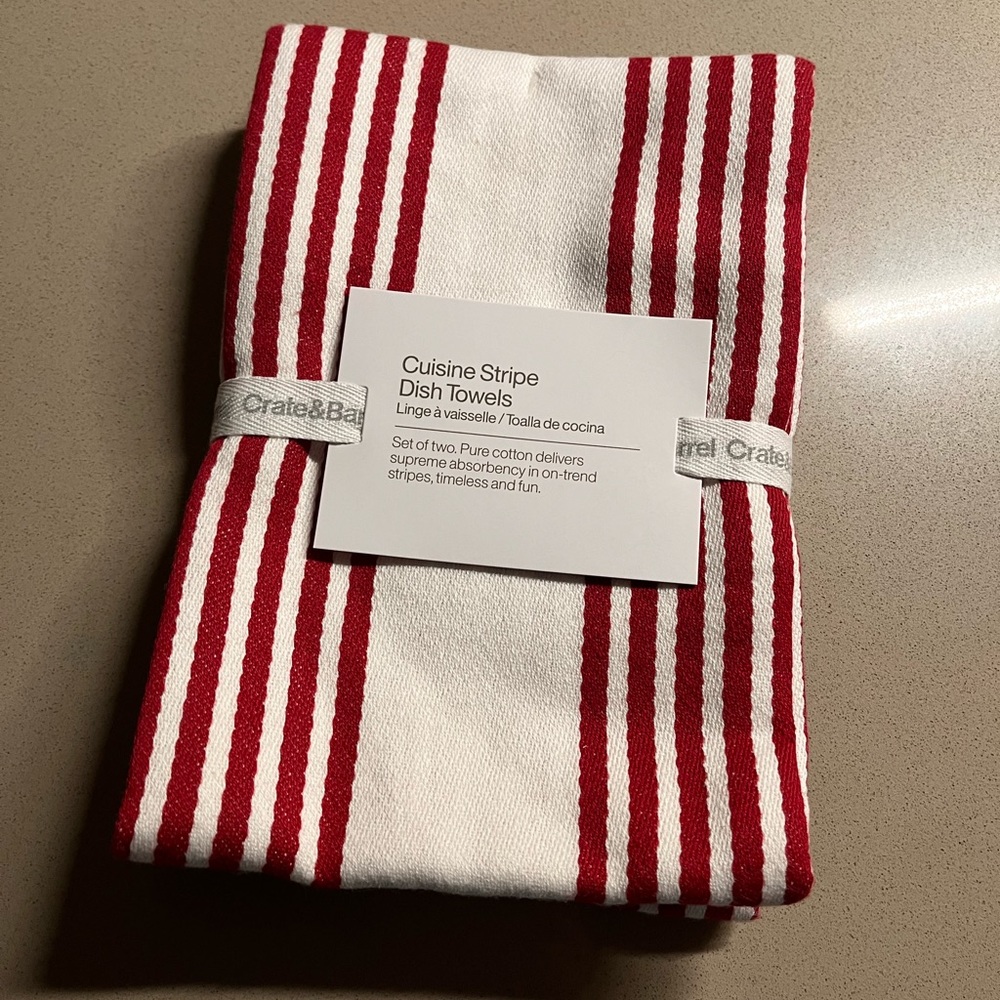 Crate and Barrel Dish Towels